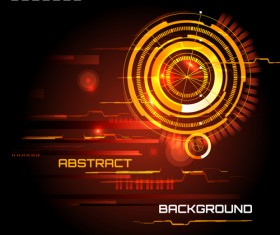 Futuristic tech with abstract background vector 06