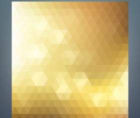 Geometric shapes mosaic background vector set 10