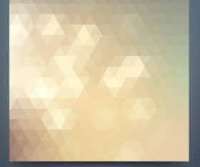 Geometric shapes mosaic background vector set 11