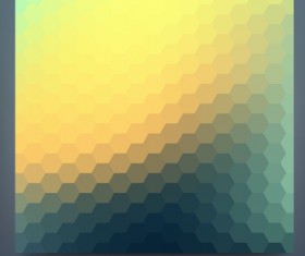 Geometric shapes mosaic background vector set 12