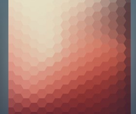 Geometric shapes mosaic background vector set 14