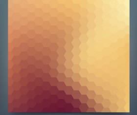 Geometric shapes mosaic background vector set 18