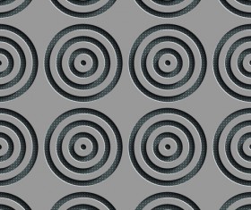 Gray plate perforated vector seamless pattern 15
