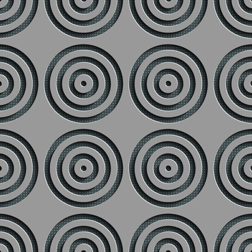 Gray plate perforated vector seamless pattern 15