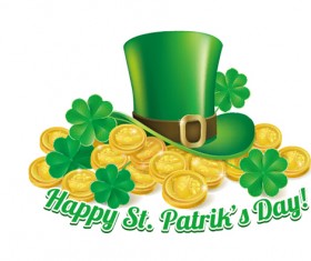 Happy St Patricks Day vector material set 03
