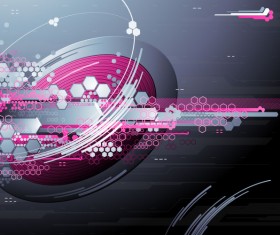 High tech elements concept background