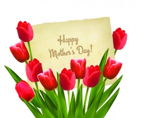 Holidays tulips creative background vectors 02