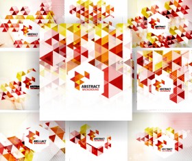 Huge collection modern abstract backgrounds vectors 04
