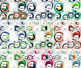 Huge collection modern abstract backgrounds vectors 07