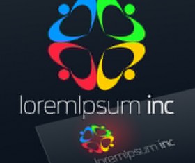 Huge collection of company logos creative vector 06