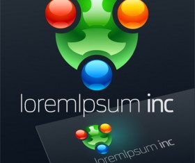 Huge collection of company logos creative vector 18