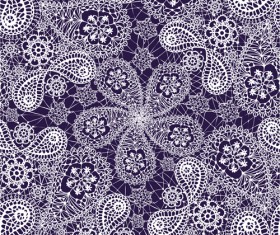 Lace pattern seamless vector graphics