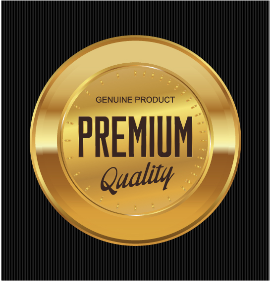 Luxury premium quality golden labels 01