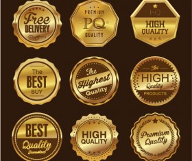 Luxury premium quality golden labels 06 free download