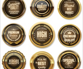 Luxury premium quality golden labels 06