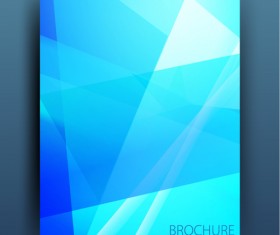 Magazine or brochure colored abstract cover vector 06