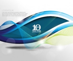 Modern background wavy vector 02