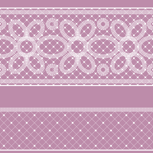 Old lace ornate background vector 02