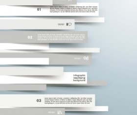 Paper tapes business background vector 01