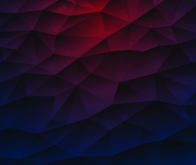 Polygonal embossment effect vector backgrounds 01