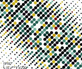 Round dot modern background vector material 01