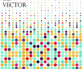 Round dot modern background vector material 02