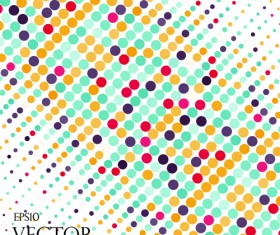 Round dot modern background vector material 03