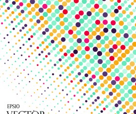 Round dot modern background vector material 05