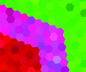 Set of abstract colorful geometric background 03