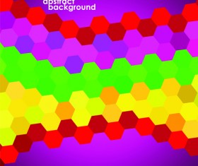 Set of abstract colorful geometric background 04