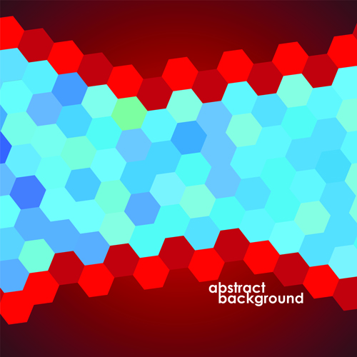 Set of abstract colorful geometric background 06