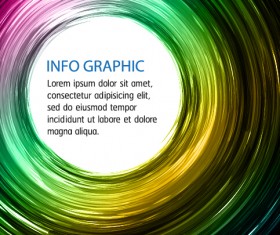 Shiny circles colored background art vector 07