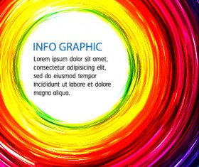 Shiny circles colored background art vector 08