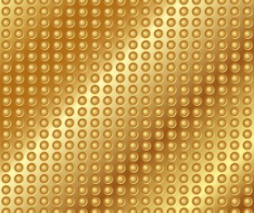 Shiny golden metallic vector background material 02