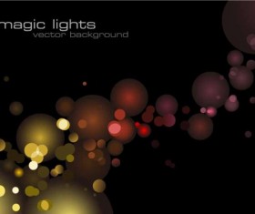 Shiny magic lights vector background