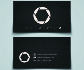 Simple styles business cards vectors 03