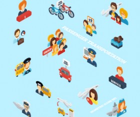 Social with profession people vector