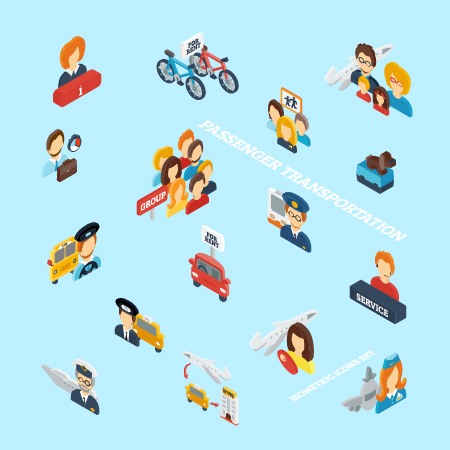 Social with profession people vector