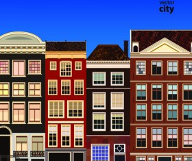 Vector city building creative illustration 09