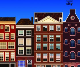 Vector city building creative illustration 10