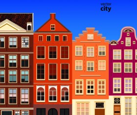 Vector city building creative illustration 11