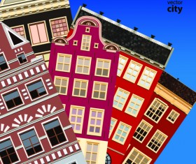 Vector city building creative illustration 12