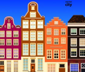 Vector city building creative illustration 13
