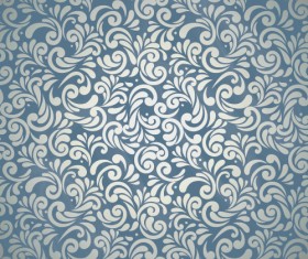 Vector floral retro seamless pattern set 01