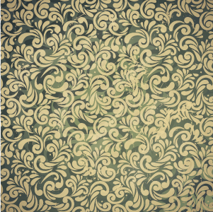 Vector floral retro seamless pattern set 02