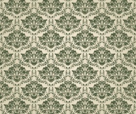Vector floral retro seamless pattern set 05
