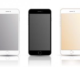 Vector modern mobile template design 04