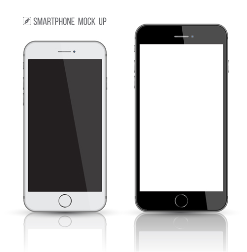 Vector Modern Mobile Template Design 05 Free Download