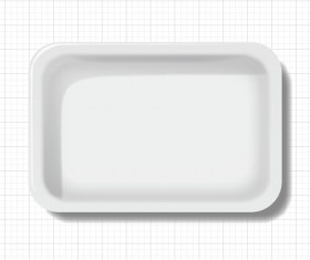 Vector tray design template material 04