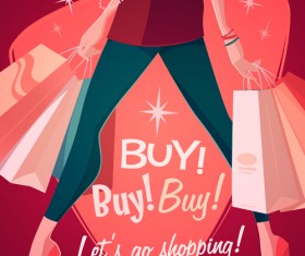 Woman fashion elements vectors background 01